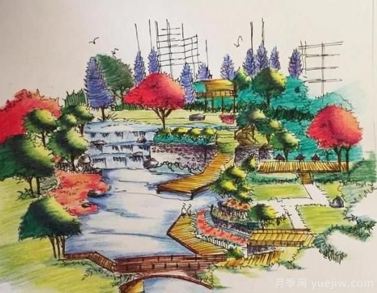 園林綠化工程中園路如何設(shè)計為好？(圖1)